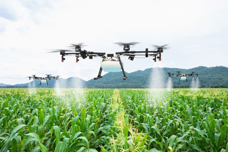 Drone being used on fields in agriculture - Consortiq
