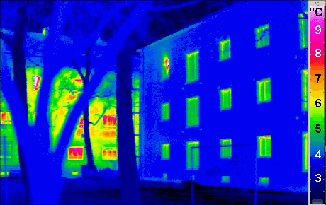 Drone inspection thermal imaging