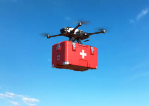 Drones used during pandemic to deliver medical supplies