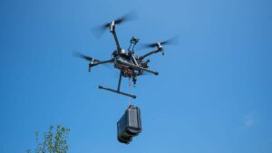 Drone payloads - drone carrying supplies