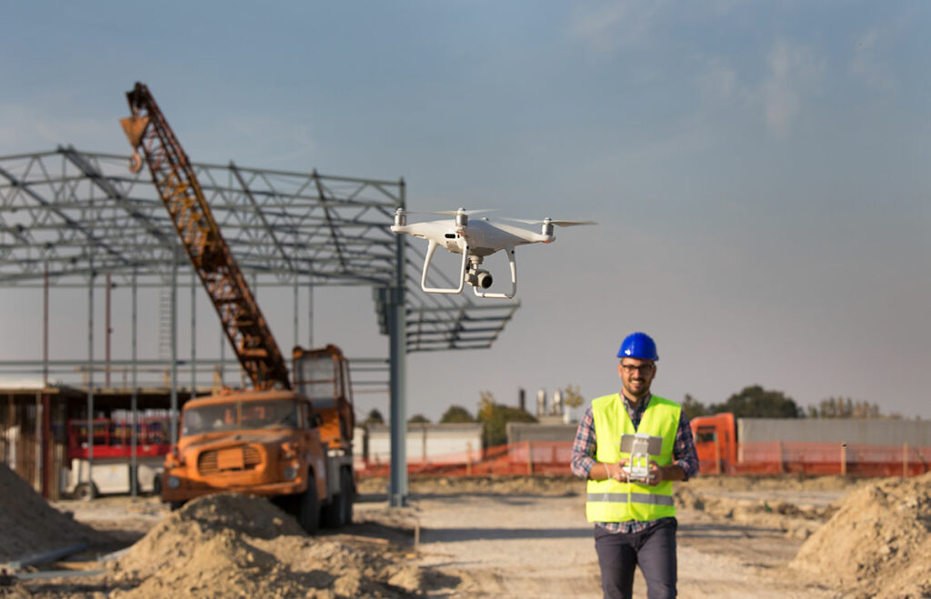 Drones and Real-time construction monitoring