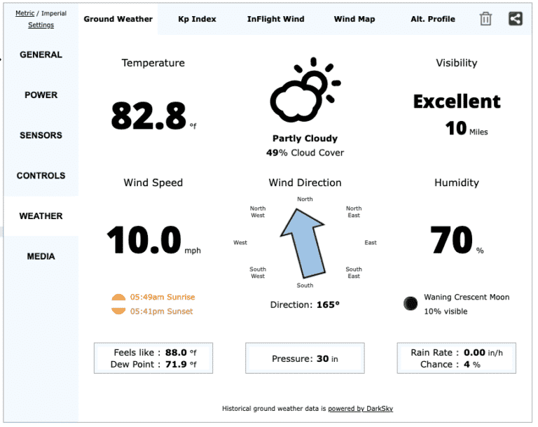 Drone flight logbook