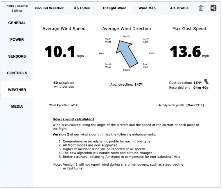 Drone flight logbook