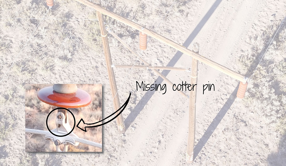 Missing cotter pin