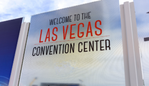 A photo of the Las Vegas Convention Center highlighting the 2023 CONEXPO-CON/AGG